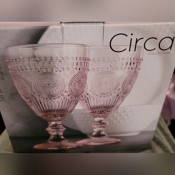 Wine Goblets Or Sundae (4) 10oz NWT - Picture 6 of 8